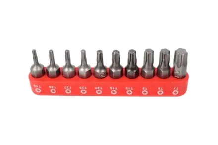 Набор вставок RF-21022: 1/4"DR TORX 10пр. ROCKFORCE