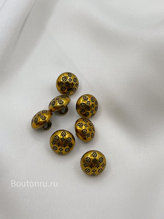 Пуговицы ЛВ. состаренное золото (бронза)