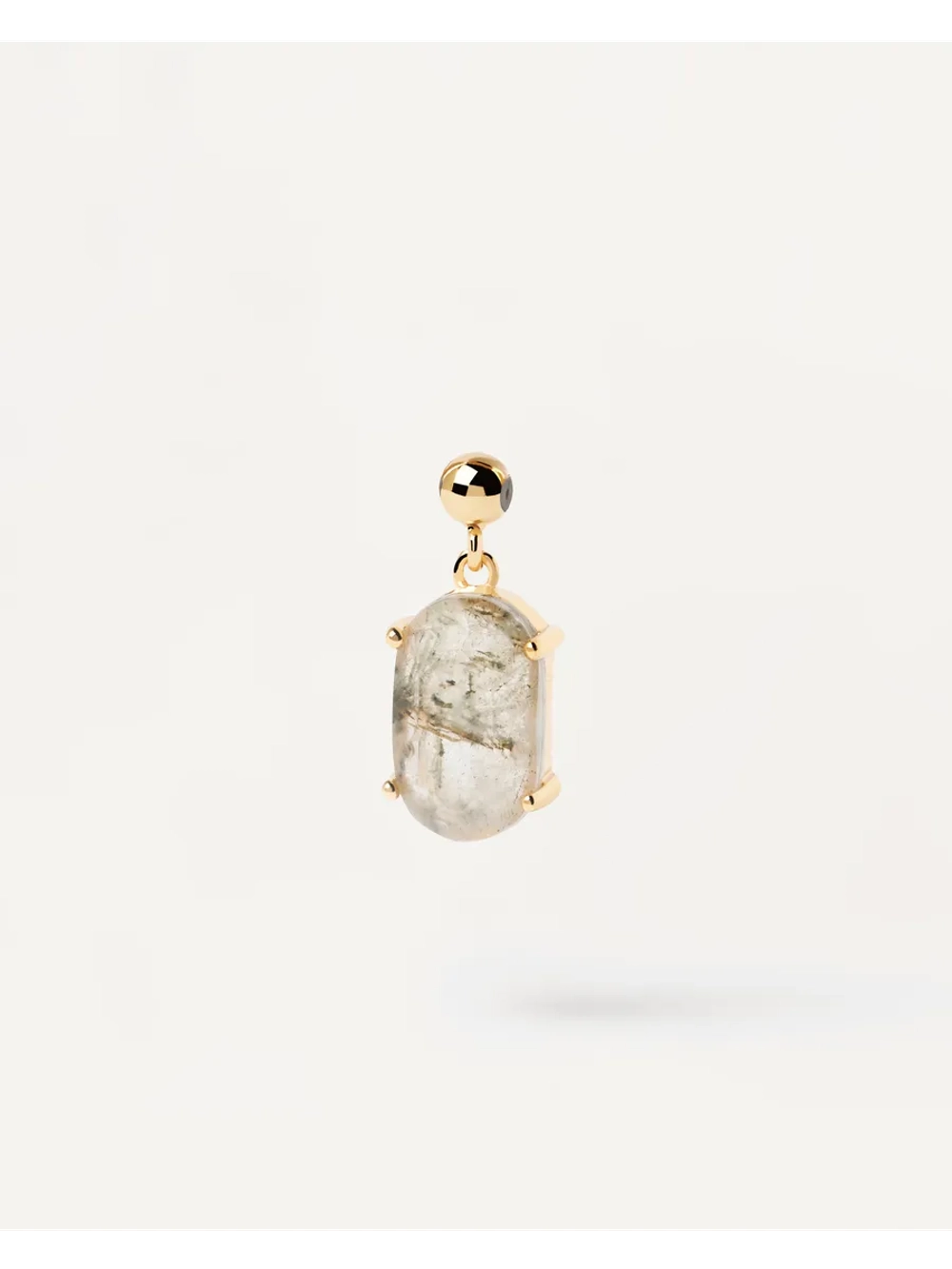 Подвеска-шарм женская PDPaola Labradorite Strength серебро 925 пробы покрытое золотом 750 пробы CH01-015-U