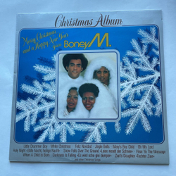 Винтажная виниловая пластинка LP Boney M. Christmas Album (Нидерланды 1981) White Christmas