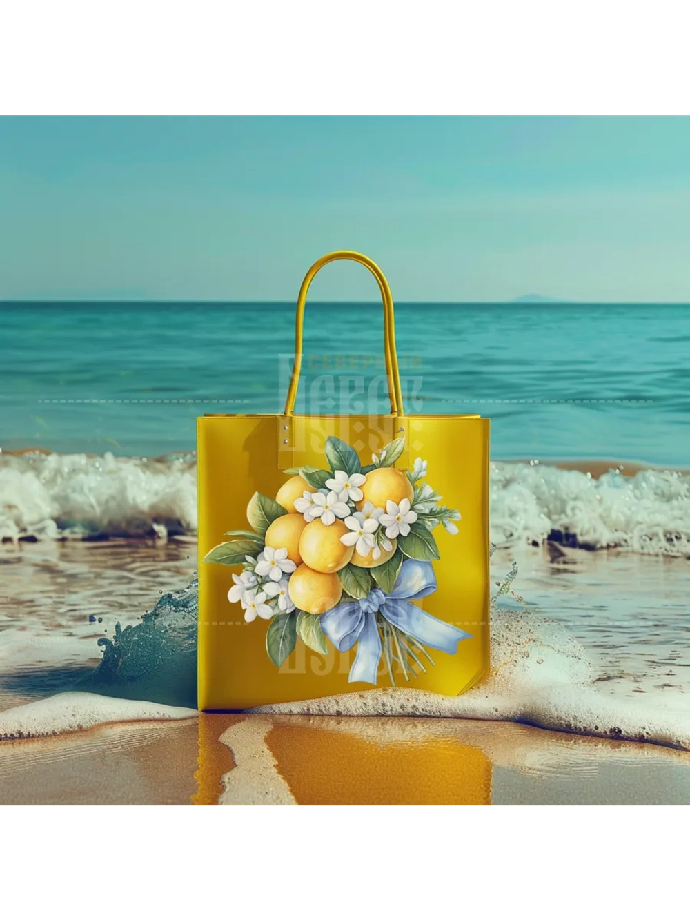 Термонаклейка на одежду, термопринт набор Лимоны