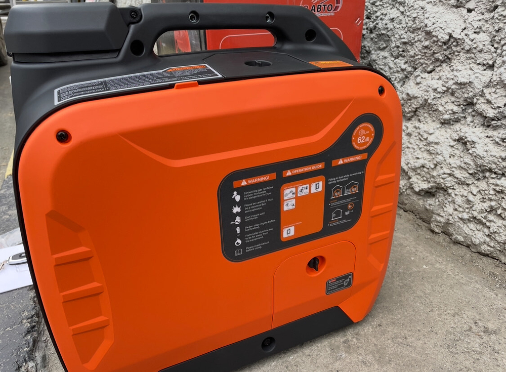 24V / Генератор бензиновый SSR АВТО, 24 Вольта, 66 Ампер, стояночный инверторный с автозапуском электростартером - бензогенератор (1 шт.)