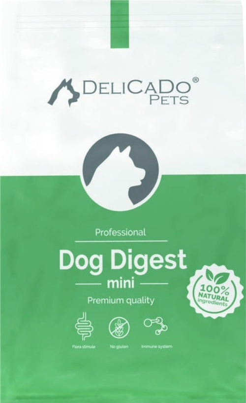 Сухой корм DeliCaDo Digest Mini для взрослых собак мелких пород, ягненок, 10 кг