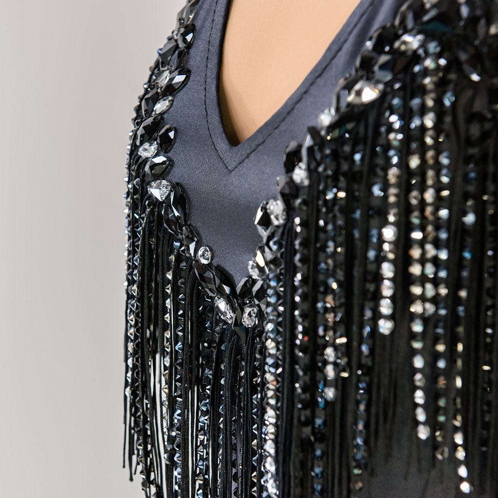 платье со стразами