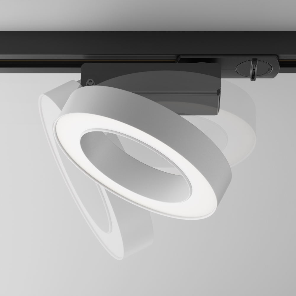 Трековый светодиодный светильник Maytoni Rim TR044-1-12W4K-W