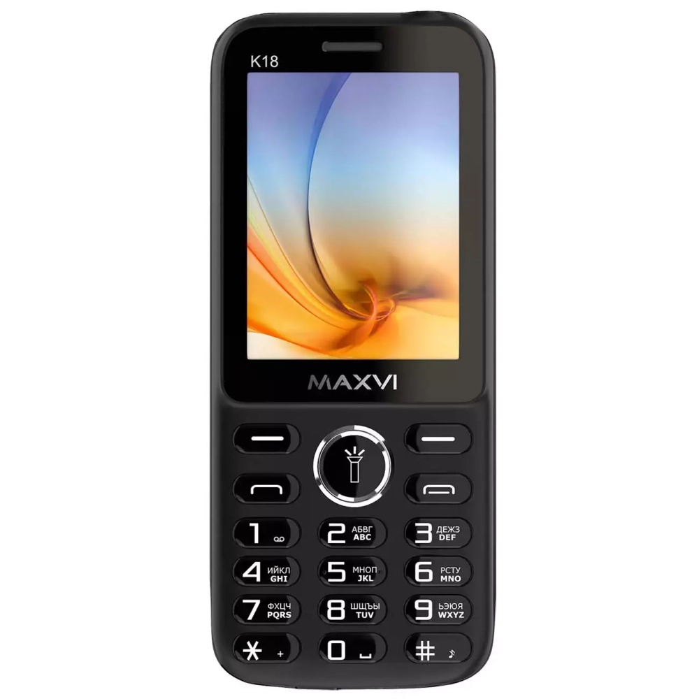 Мобильный телефон Maxvi K18, чёрный