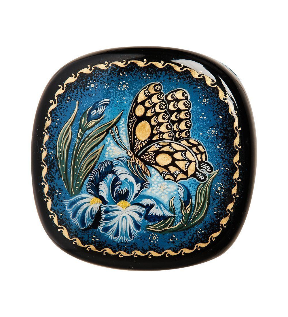 Народные промыслы ШК-30/ 16 Шкатулка «Ирис» Тихомирова