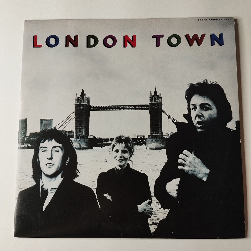 Винтажная виниловая пластинка LP Paul McCartney Wings London Town (Japan 1978) (No Obi) With A Little Luck