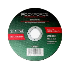 Круг отрезной по металлу 115x3.2x22.23мм RockForce##Rock FORCE RF-CW104