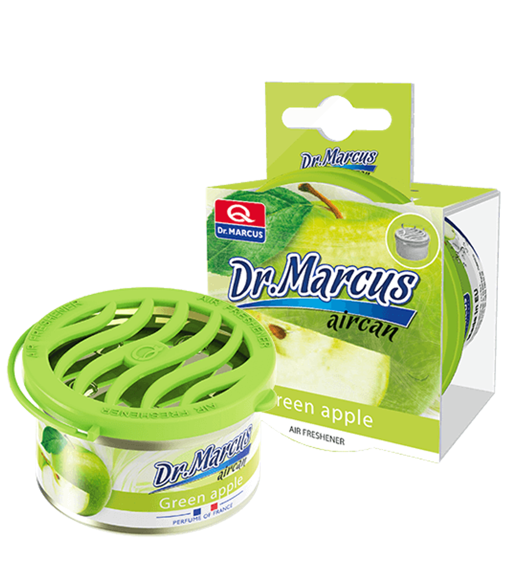 МЕТ. БАНОЧКА С АРОМАТ. DR.MARCUS AIRCAN GREEN APPLE 40G