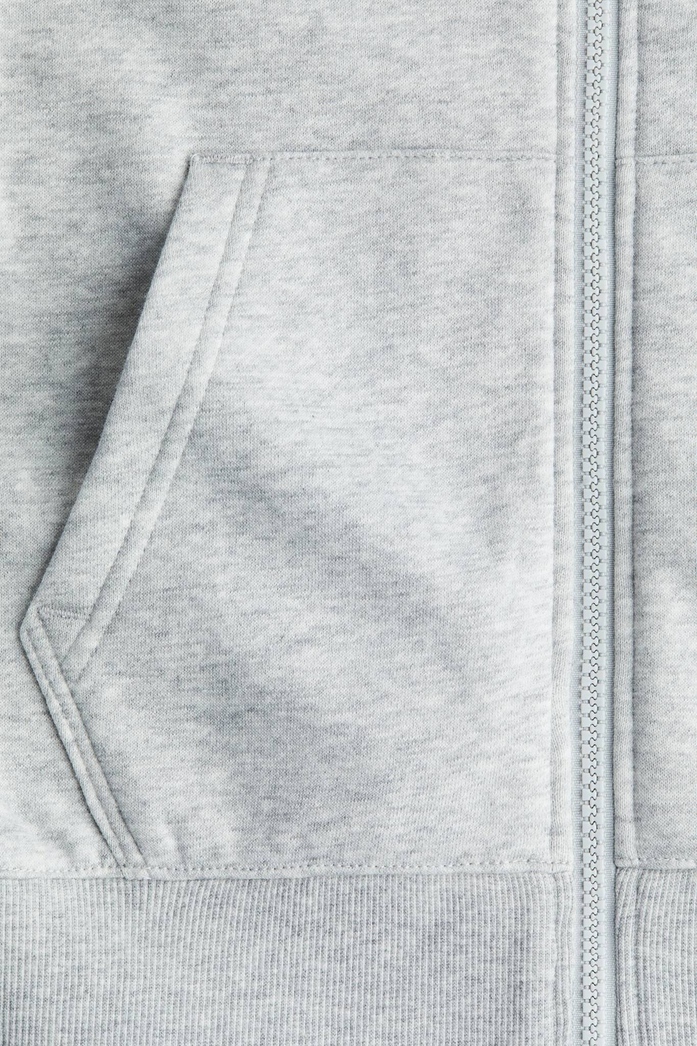 H&M Толстовка с капюшоном на молнии, серый