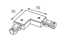 Коннектор Italline WSO 74 white