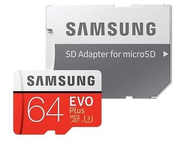 Карта памяти Samsung microSDXC EVO Plus 64ГБ