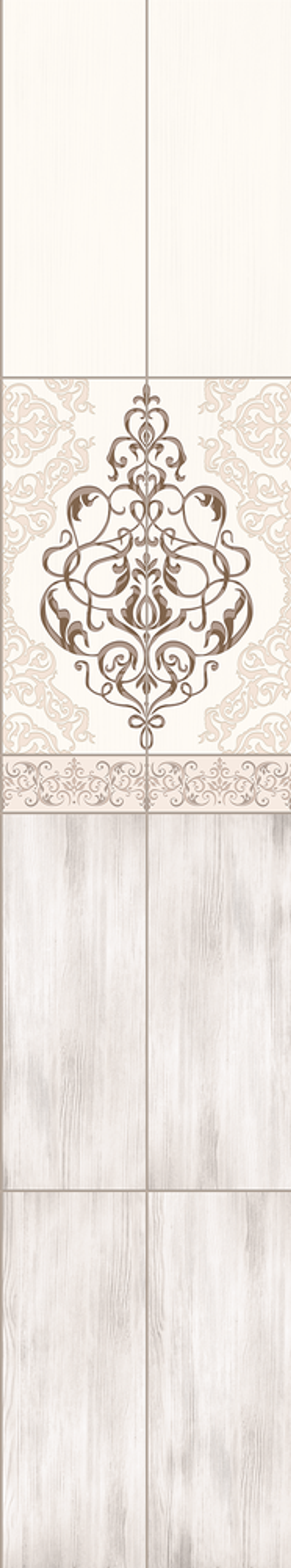 Панель ПВХ фотопечать Костильон темный 2700х250мм