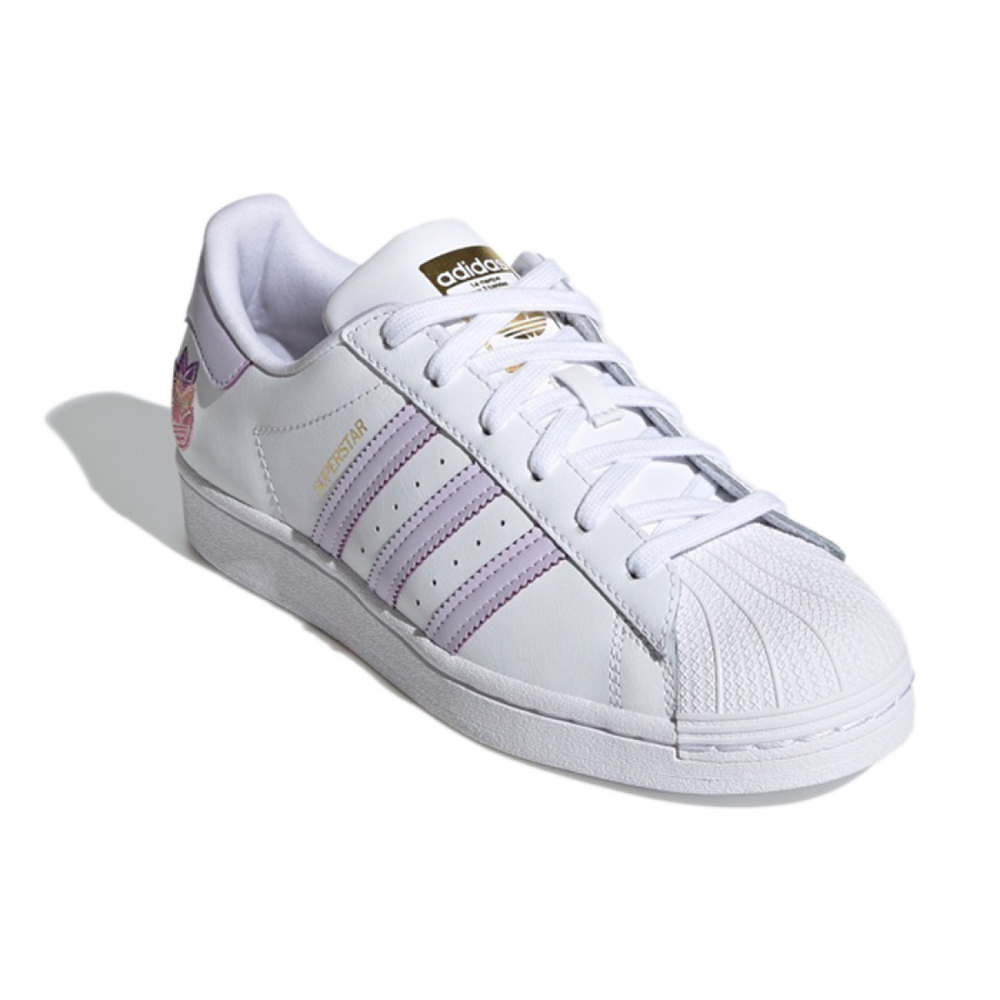 Кроссовки Adidas Originals Superstar White Purple Tint
