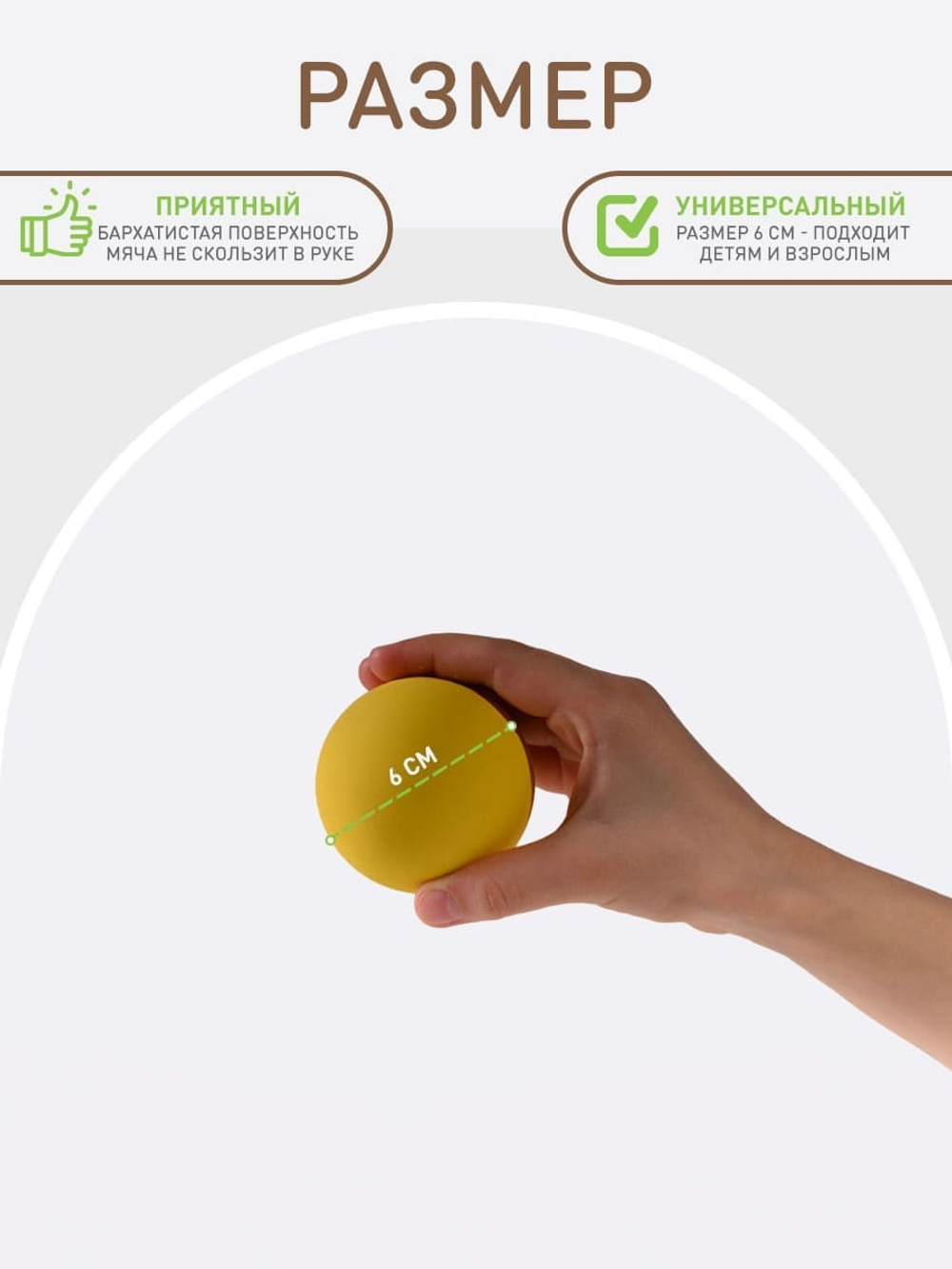 Кинезио мячик (желтый)