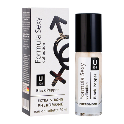 Вода туалетная c феромонами Formula Sexy Black Pepper U108 (Формула Секси Блэк Пеппер U108) – 30ml