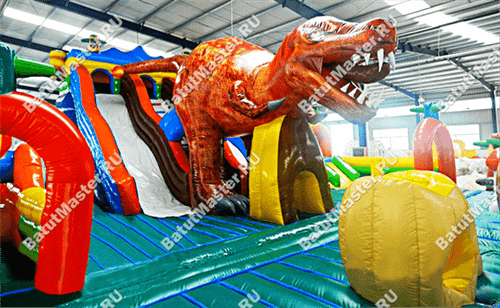 Коммерческий надувной батут "Динопарк"