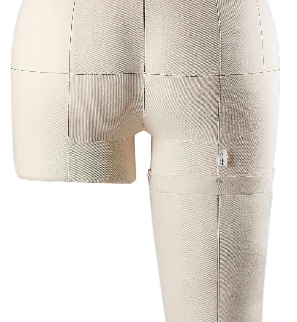 Нога для манекена Моника, размер 44 тип фигуры Прямоугольник, бежевая