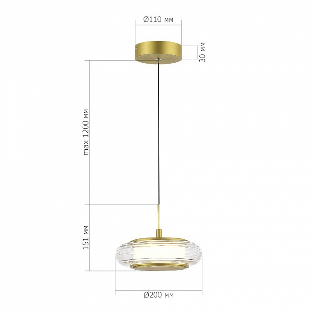 Подвесной светильник ST-Luce FRITTELA SL6239.203.01