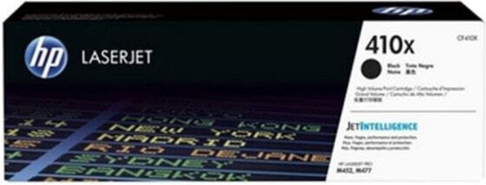Картриджи Оригинальный тонер Hewlett Packard 410X Чёрный