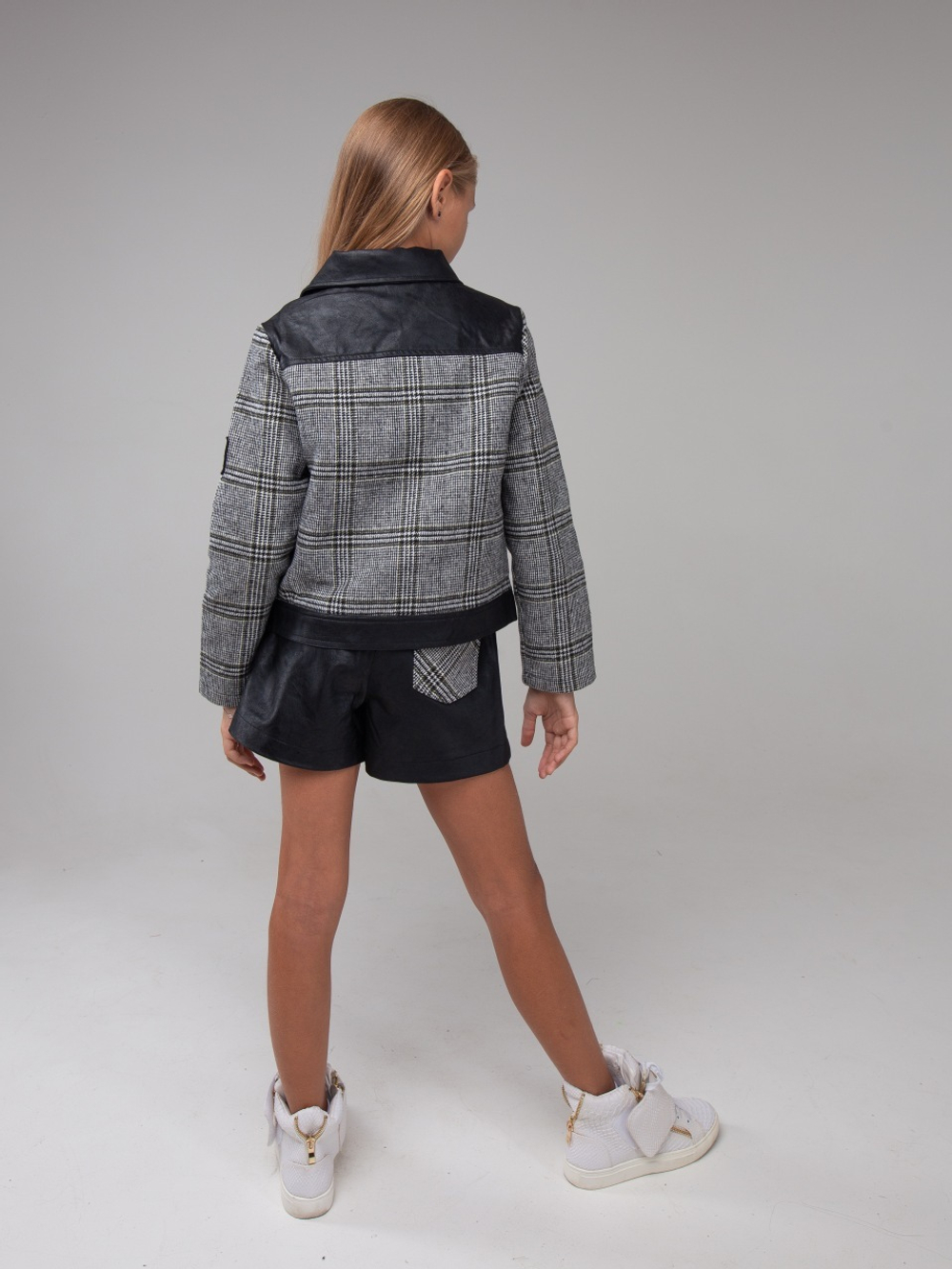 Жакет в клетку Deloras 21159
