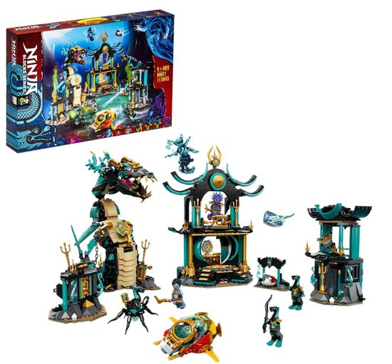 Конструктор NINJA "Храм Бескрайнего моря" , 1178 дет.