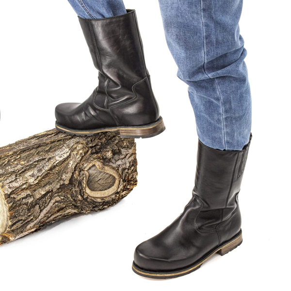 Сапоги мужские демисезонные укороченные