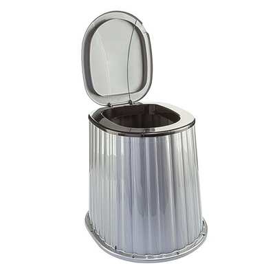 Стульчак для уличного туалета черное серебро