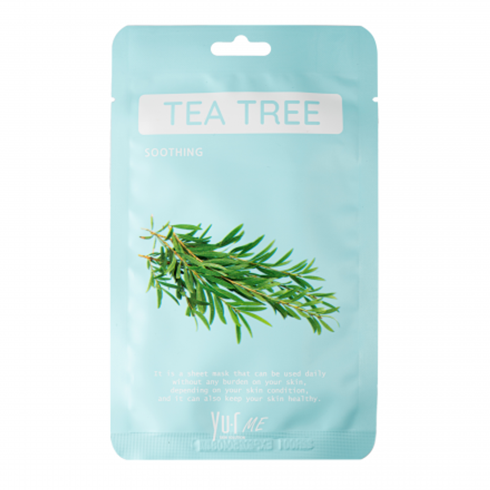 Маска тканевая с экстрактом чайного дерева YU.R ME Tea tree sheet mask, 25 г