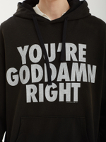 Мужская Толстовка You're Goddamn Right Fade Washing