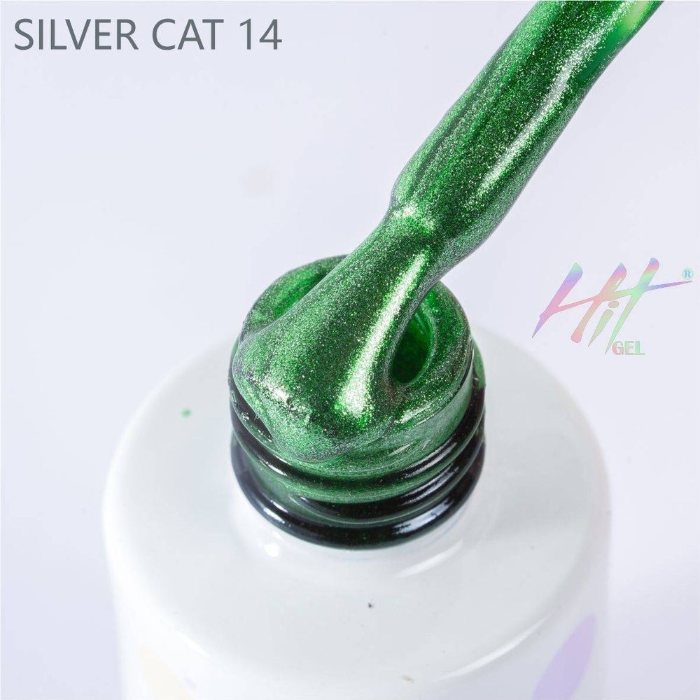 Гель-лак ТМ &quot;HIT gel&quot; №14 Silver cat, 9 мл