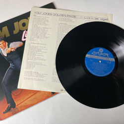 Винтажная виниловая пластинка LP Том Джонс Tom Jones Live In Las Vegas (Япония 1973)