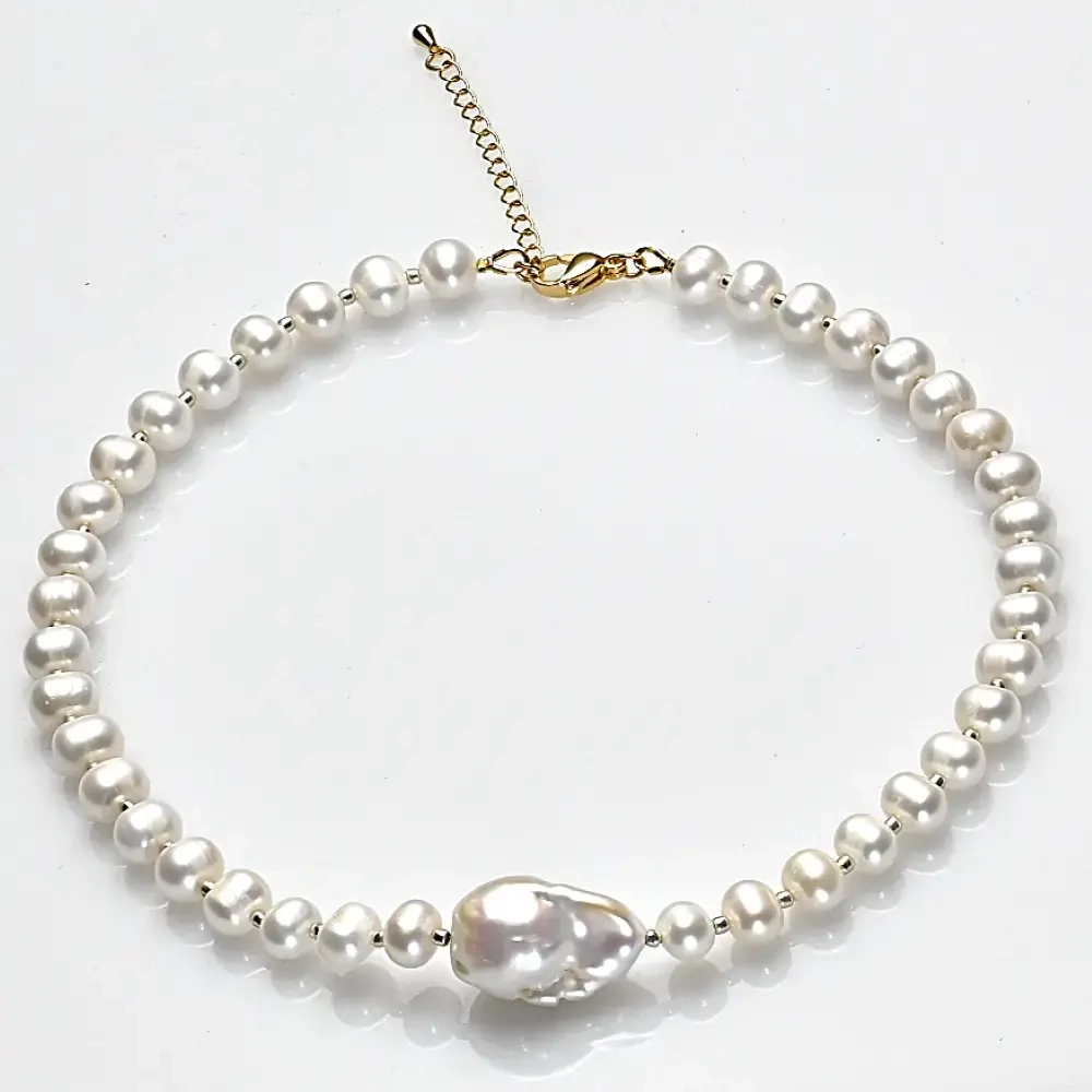 Ожерелье из жемчуга со вставкой "Барокко"