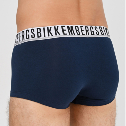 Мужские трусы хипсы синие набор 2 в 1 Bikkembergs ESSENTIAL BKK1UTR01BI/2