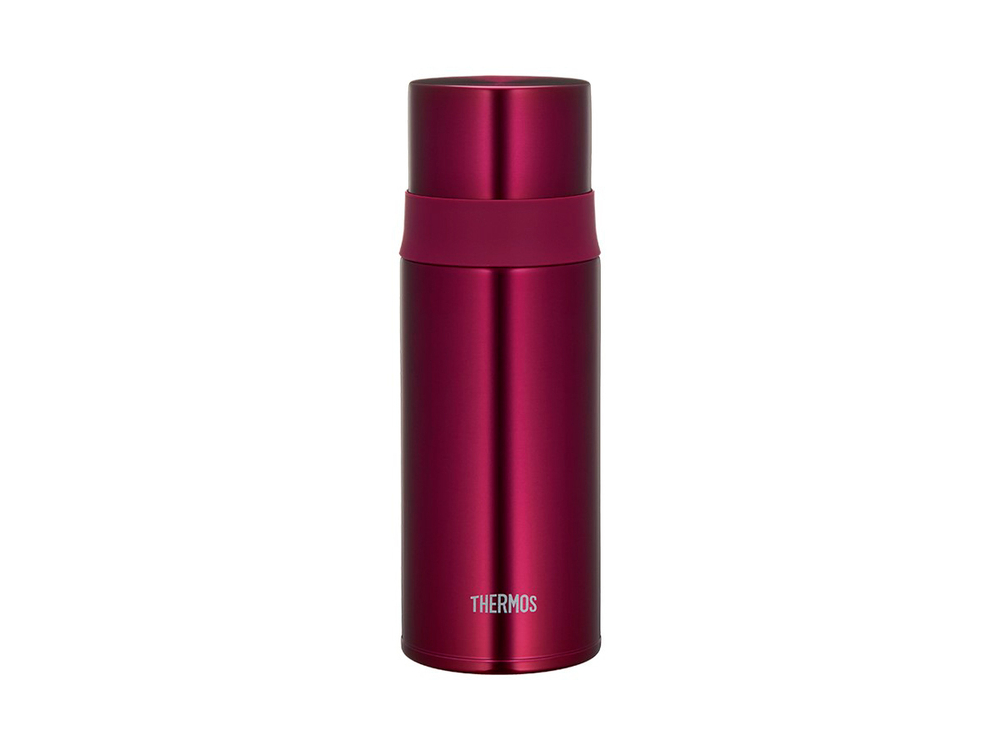 Термос для напитков THERMOS FFM-351 BGD 0.35L, нержавеющая сталь, с откидным механизмом, крышка-чашка, бордовый