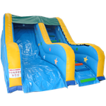 Детский надувной батут-горка "Звездный успех" 12*5*9 м