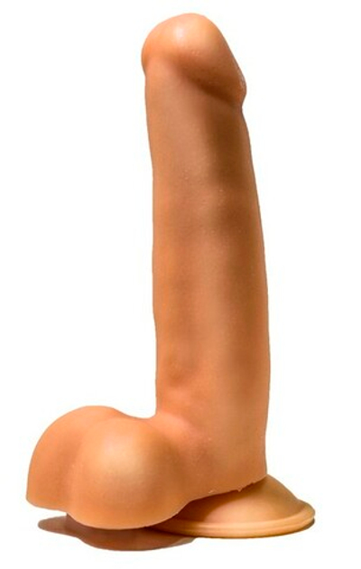 Фаллоимитатор-реалистик на присоске (Цвет: телесный)