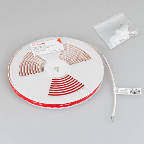 Светодиодная лента герметичная Arlight 15W/m 480LED/m CSPSMD теплый белый 5М COB-PS-X480-12mm 24V 041784