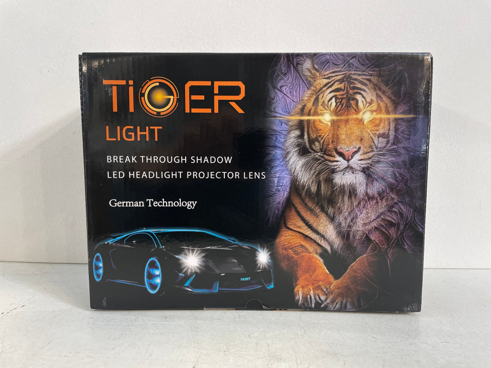 Bi-LED линзы TIGER для фар и замены штатных линз на светодиодные БИ-ЛЕД модули (2 шт. / комплект) 1,1кг 20х10х27 см