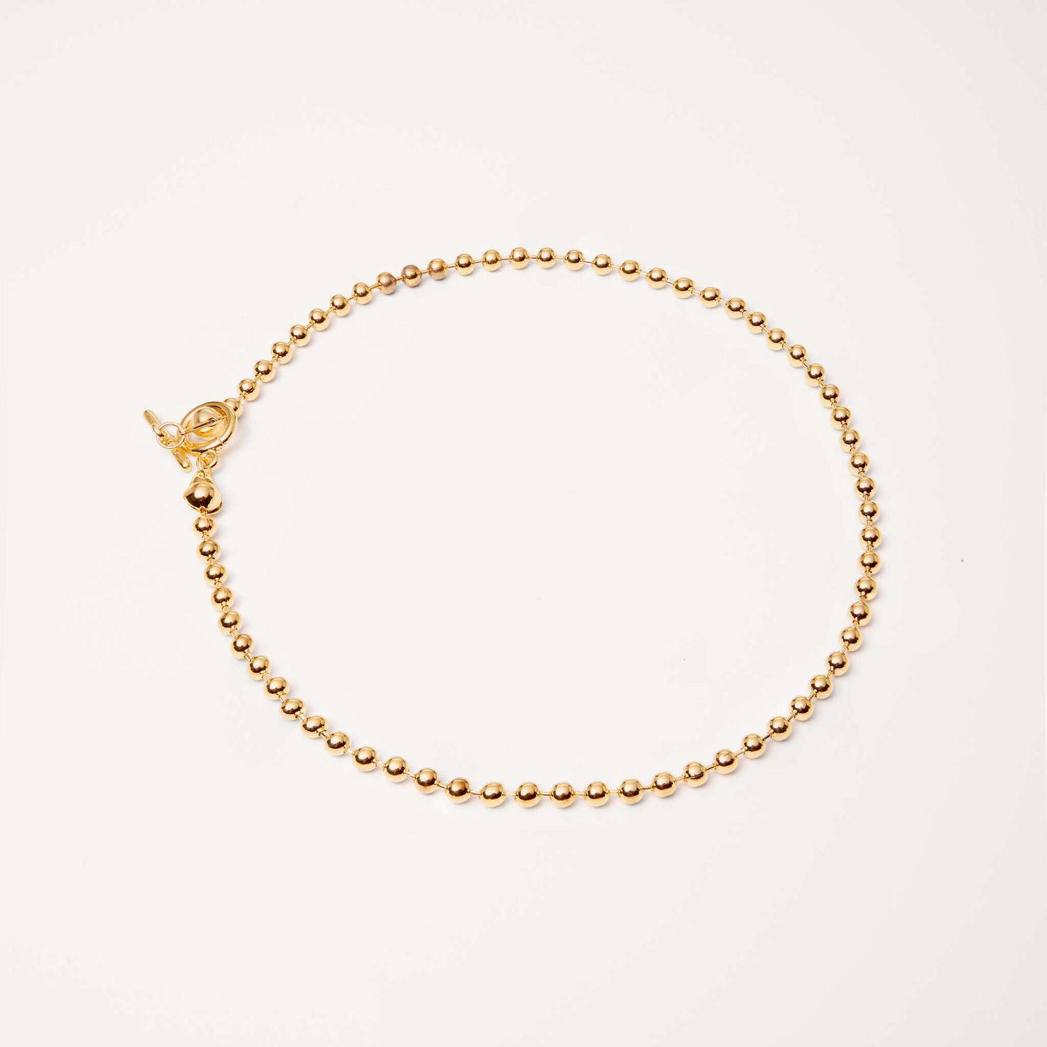 Колье Simple Line Necklace - Gold