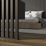 Интерьерная рейка МДФ STELLA Бриона Black Edition 16*40*2700 (уп.8шт.)