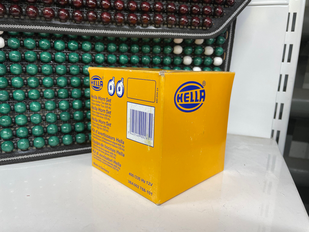 НЕТ - Звуковой (Hella) сигнал для авто дисковый ,12В / Громкий 110 Дцб. (2 шт. / комплект)