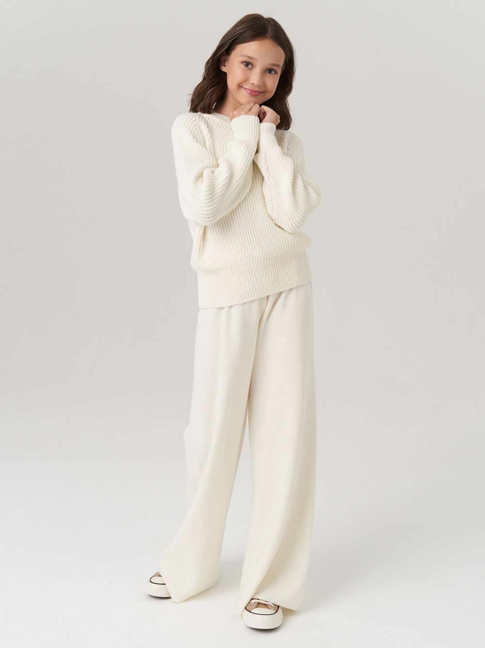 Джемпер для девочки AT1001 молочный