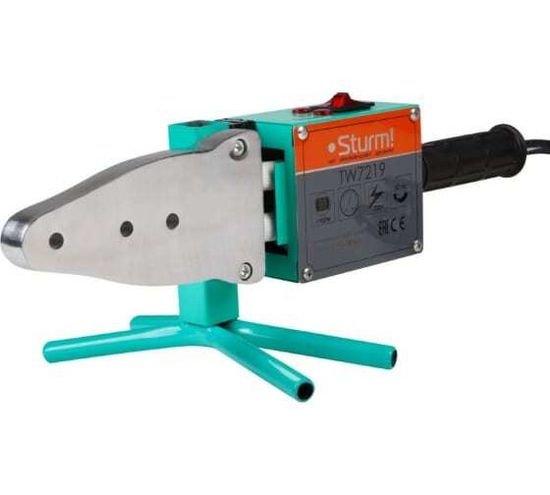 Аппарат для сварки пласт труб Sturm TW7219, 1.9кВ, 6 насадок, кейс метал