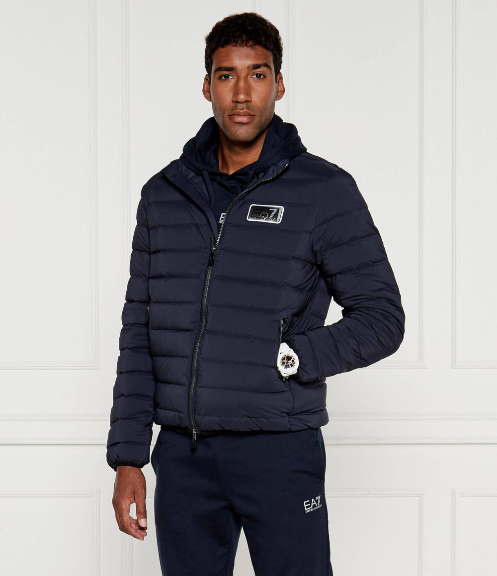 Пуховая куртка EA7 - темно-синий(6DPB14 PNHAZ)