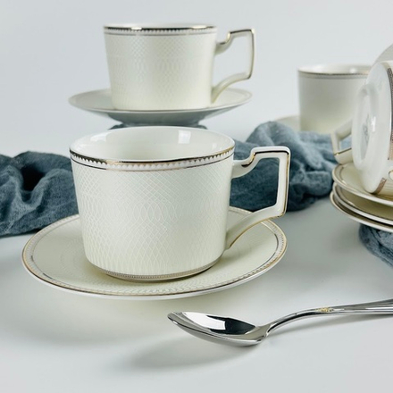 Lenardi 244-051 Чайный набор 12пр.280мл в под.уп.(х8)Фарфор