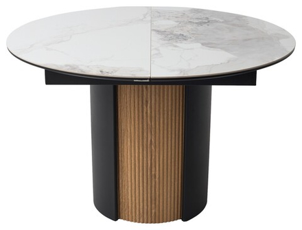 Стол М-City DISAUR Батист 115 С Подсветкой Пандора (Pandora Light), керамика, Дуб Американский