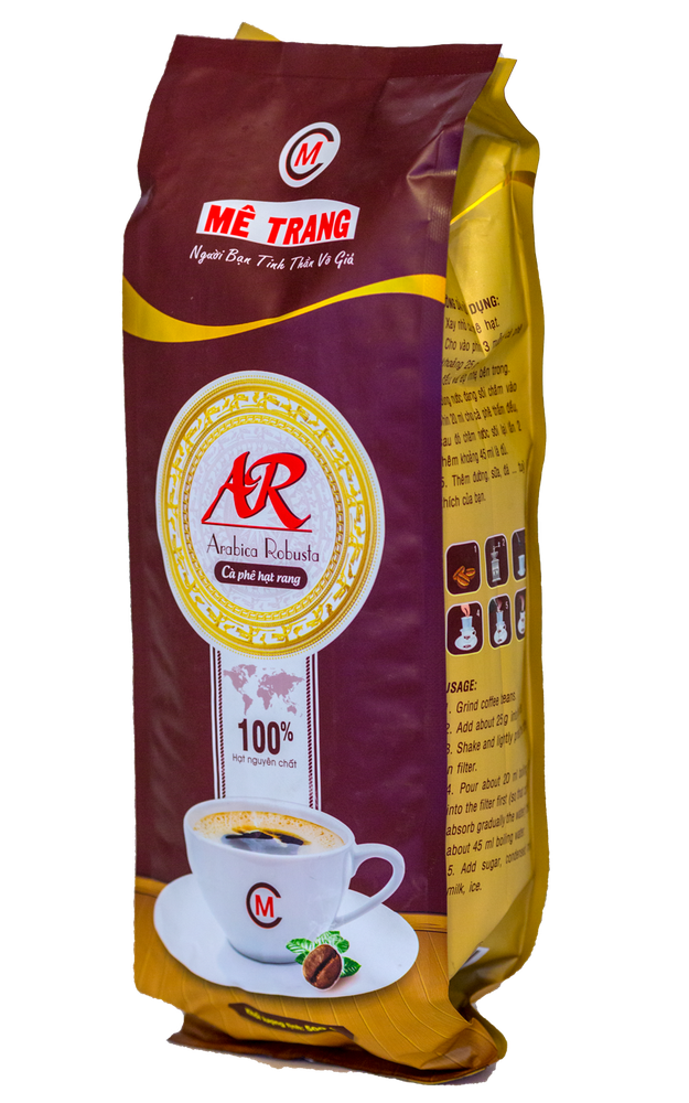 Кофе Me Trang Arabica&amp;Robusta зерновой 500 гр, 2 шт