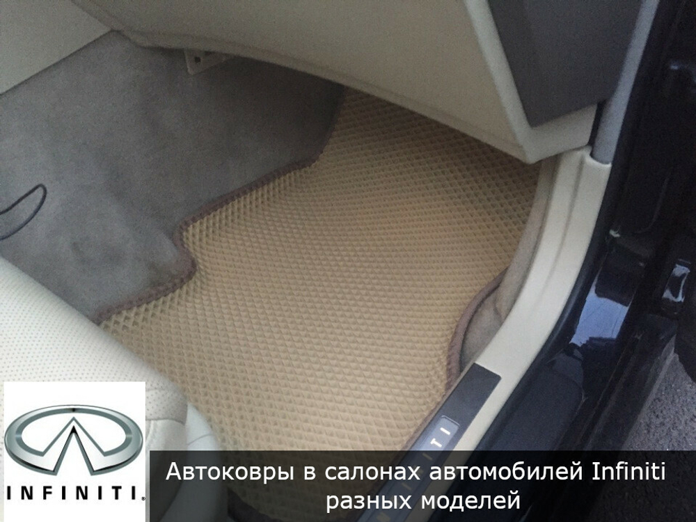 Автоковрики с бортами для Infiniti FX II S51 рестайл (2012-2013)